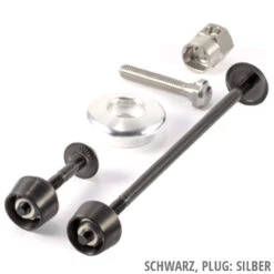 Pitlock Set 01 / GA Sicherungskit -Fahrradzubehör Angebote 20101585 Set 01 GA Black Silber