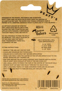 Peaty's Rim Tape Felgenband 8 Peaty's Rim Tape Felgenband -Fahrradzubehör Angebote Peaty s Rim Tape Felgenband PE RJ 9M21 a