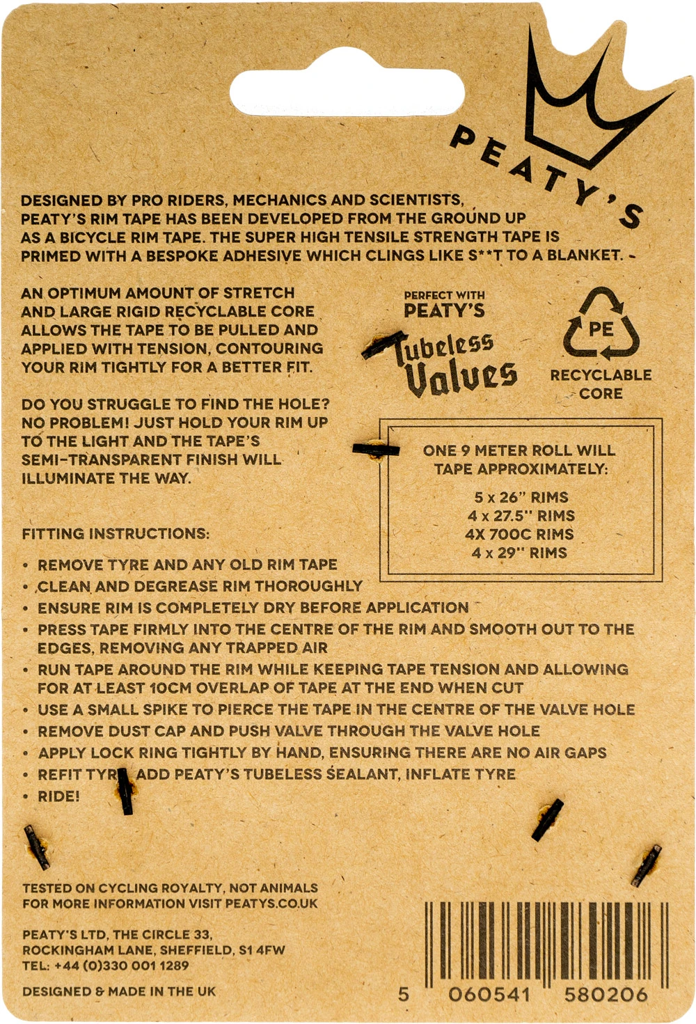 Peaty's Rim Tape Felgenband 3 Peaty's Rim Tape Felgenband – Bild 3