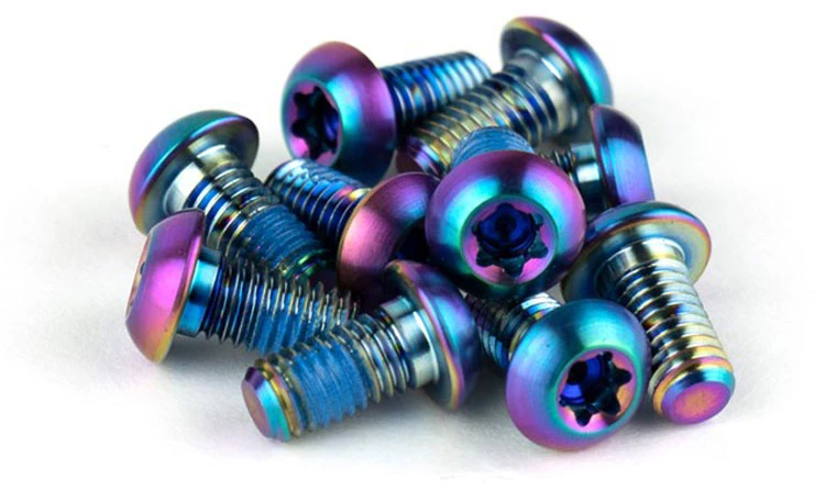 SRAM Bremsscheiben Befestigungsschrauben Titan 12 Stück 2 SRAM Bremsscheiben Befestigungsschrauben Titan 12 Stück – Bild 2