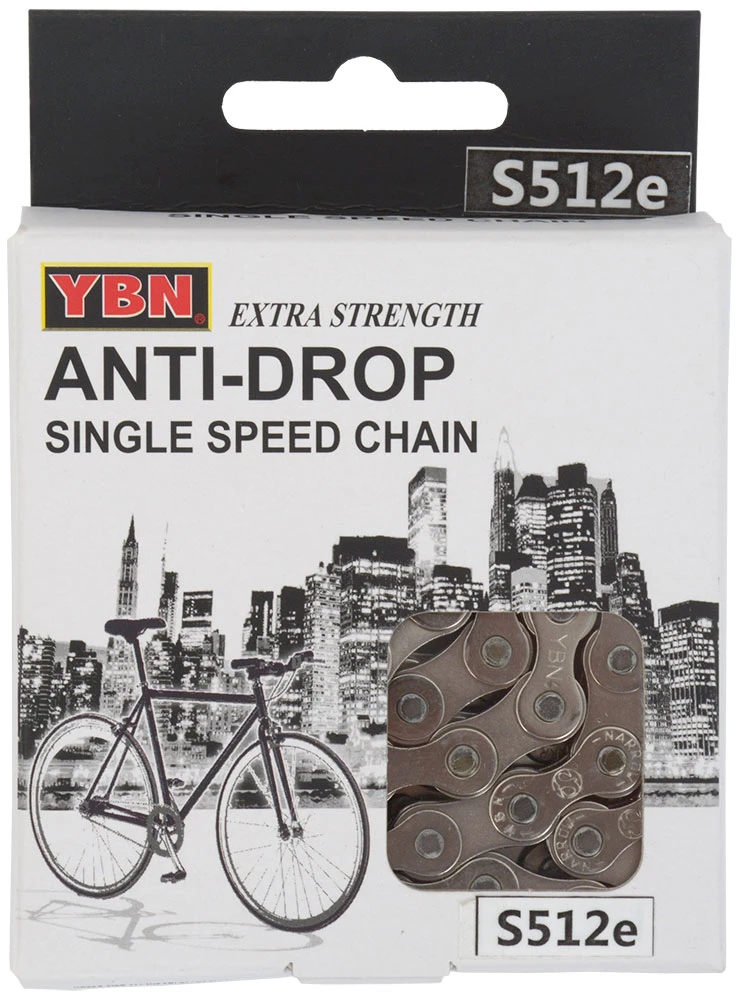 YBN Singlespeed E-Bike Kette S512e S2 136 Glieder 1/2”x1/8” 2 YBN Singlespeed E-Bike Kette S512e S2 136 Glieder 1/2”x1/8” – Bild 2