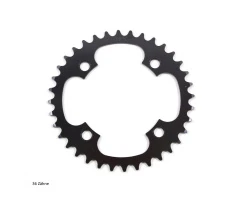 PB Single Speed Kettenblatt Longlife Stahl 104mm 4-Loch Schwarz - Pinion Rohloff E-Bike