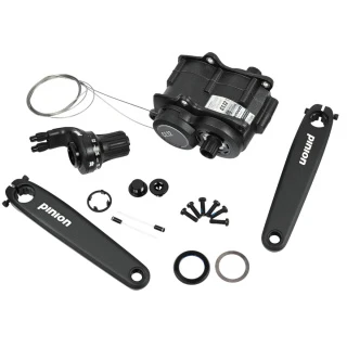 PINION Getriebe C1.12 Schwarz Anthrazit - Komplettset P1110 - Schaltgriff DS2 + Kurbel 5 PINION Getriebe C1.12 Schwarz Anthrazit - Komplettset P1110 - Schaltgriff DS2 + Kurbel – Bild 5