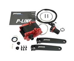 PINION Getriebe P1.12 - Komplettset P1010 - Schaltgriff DS2 + Kurbel
