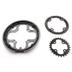 SHIMANO Deore FC-M591 Kettenblattset 48-36-26 Zähne Inkl. Kettenschutz Für 9-fach Trekking