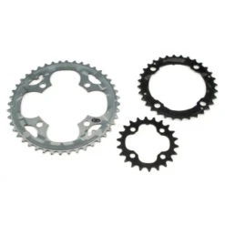 SHIMANO Deore FC-M591 Kettenblattset 9-fach 44-32-22 Zähne Inkl. Kettenschutzring