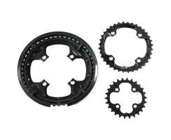 SHIMANO Deore FC-T6010 Kettenblattset 48-36-26 Zähne Kettenschutz 10-fach Trekking FC-T611 FC-T8000 FC-T780