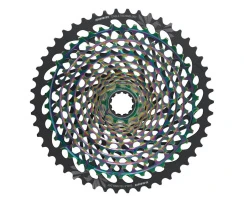 SRAM XX1 Eagle AXS Kassette XG-1299 12-fach X-Dome 10-52 Zähne Regenbogenfarben Rainbow